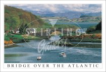 Bridge over the Atlantic, Clachan Bridge, Seil Postcard (H SG)