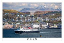 Oban, McCaigs Tower, Ben Cruachan Postcard (H SG)