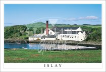 Lagavulin Distillery, Islay Postcard (H SG)