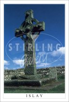 Kildalton Cross, Islay Postcard (V SG)