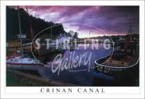 Crinan Canal, Evening Postcard (H SG)