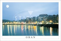 Evening, Oban, Moon Postcard (H SG)