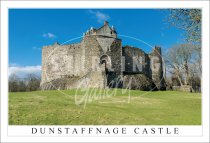 Dunstaffnage Castle Postcard (H SG)