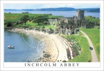 Inchholm Abbey, Firth of Forth Postcard (H SG)