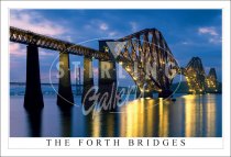 Forth Bridges, Evening Postcard (H SG)