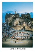 Royal Edinburgh Military Tattoo - Edinburgh Postcard (V SG)