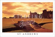 Old Course, St Andrews, Dawn Postcard (H SG)