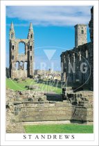 St Andrews Cathedral, Close up, St Andrews Postcard (V SG)