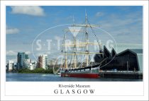 Riverside Museum - Glasgow, Tall Ship Glenlee Postcard (H SG)