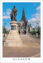 Glasgow Cathedral & David Livingstone - Glasgow Postcard (V SG)