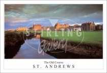 The Old Course -St Andrews, Evening Postcard (H SG)