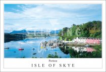 Portree - Isle of Skye, Summer Reflections Postcard (H SG)