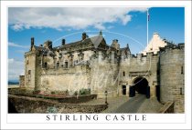 Stirling Castle, Forecourt Postcard (H SG)