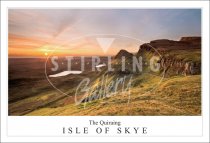 Quiraing, The - Isle of Skye, Sunrise Postcard (H SG)