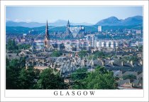 Glasgow from South - Glasgow Postcard (H SG)