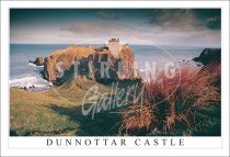 Dunnottar Castle, Evening Postcard (H SG)