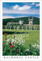 Balmoral Castle over Lawn and Gardens Postcard (V SG)