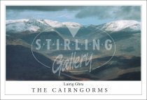 Lairig Ghru - Scotland, Snow capped Postcard (H SG)