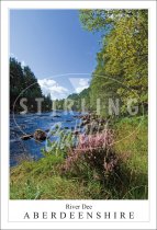 River Dee - Aberdeenshire, at Inver Postcard (V SG)