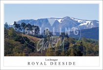 Lochnagar - Royal Deeside, Snow pockets Postcard (H SG)