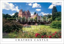 Crathes Castle, from Garden Lawn Postcard (H SG)