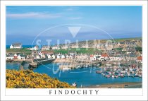 Findochty, Harbour Village Postcard (H SG)