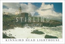 Kinnaird Head Lighthouse, and Castle Postcard (H SG)