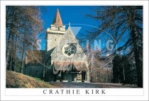 Crathie Kirk Postcard (H SG)