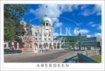 His Majesty's Theatre & William Wallace Statue, Aberdeen Postcard (H SG)