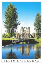 Elgin Cathedral Postcard (V SG)