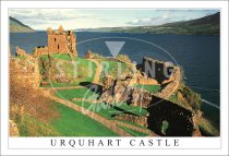 Urquhart Castle, Loch Ness, Close Up Postcard (H SG)