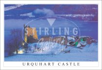 Urquhart Castle, Winter Postcard (H SG)