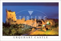 Urquhart Castle, Illuminated Postcard (H SG)