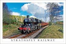 Strathspey Railway Postcard (H SG)