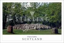 Clava Cairns - Scotland, near Culloden Moor Postcard (H SG)