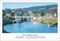 Caledonian Canal - Fort Augustus Postcard (H SG)