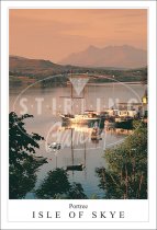 Portree - Isle of Skye, Dawn Postcard (V SG)