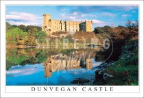 Dunvegan Castle, Reflection Postcard (H SG)