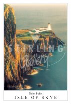 Neist Point - Isle of Skye, evening Postcard (V SG)