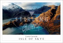 Loch Coruisk - Isle of Skye, snow on Black Cuillins Postcard (H SG)