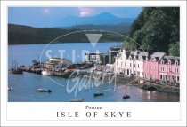 Portree - Isle of Skye, Harbour Postcard (H SG)