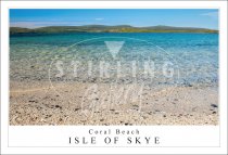 Coral Beach - Isle of Skye Postcard (H SG)