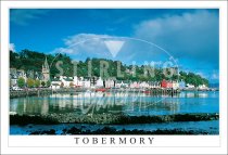 Tobermory, Isle of Mull, Wide shot Postcard (H SG)