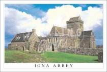 Iona Abbey Postcard (H SG)