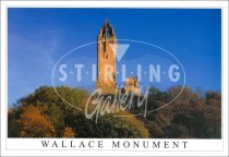 Wallace Monument, Abey Craig, Autumn Postcard (H SG)