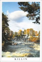 Killin, Falls of Dochart Postcard (V SG)