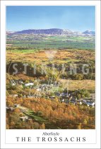 Aberfoyle - The Trossachs, Flanders Moss & Fintry Hills Postcard (V SG)