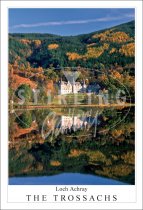 Loch Achray - The Trossachs, Autumn Reflections Postcard (V SG)