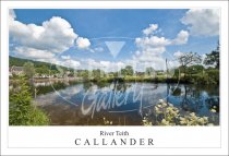 River Teith, Callander Postcard (H SG)