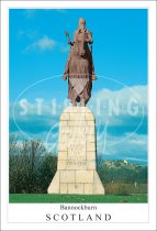 Bannockburn - Scotland, Robert the Bruce Postcard (V SG)